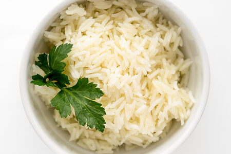 Отварной рис басмати с оливковым маслом