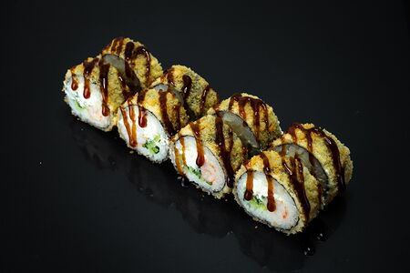 Жареный с креветкой