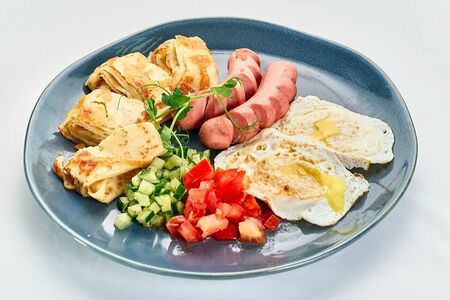 Мясной комбо завтрак