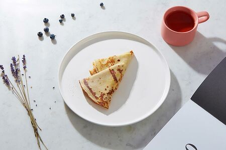 Блины со сметаной