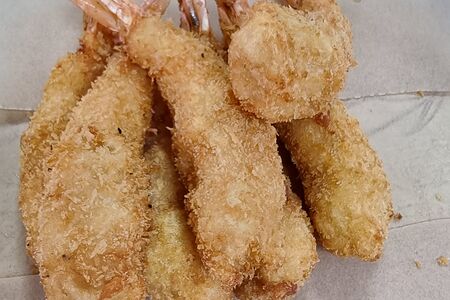 Креветки в кляре