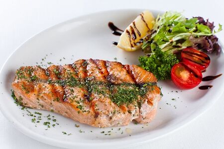 Стейк из семги