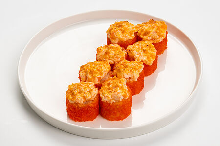 Запеченный ролл Спайси креветка и краб