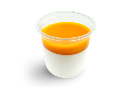 Мусс Панна котта с манго