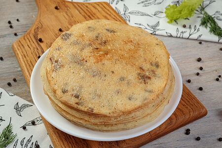 Блины грибные