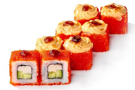 Ролл Калифорния запеченная