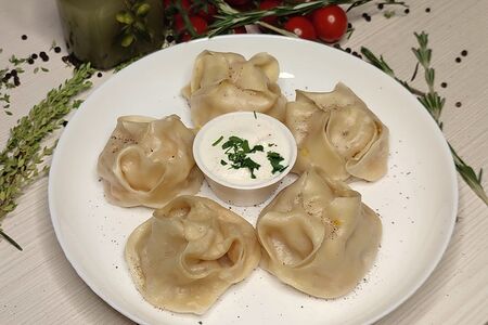 Манты с тыквой