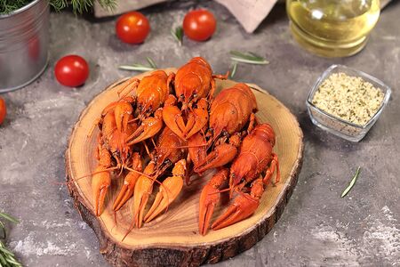 Рак средний вареный