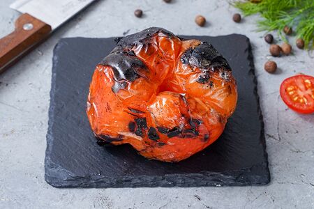 Перец болгарский на углях