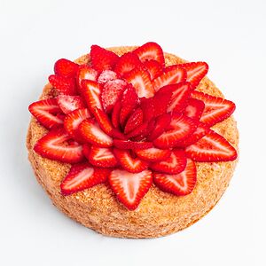 Торт Наполеон по-домашнему с декором №7