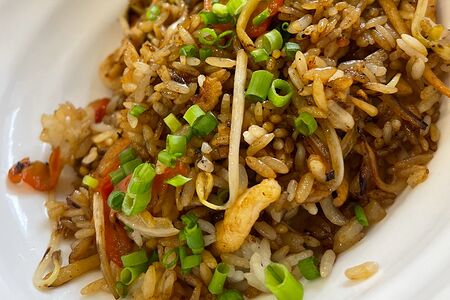 Жареный рис с морепродуктами