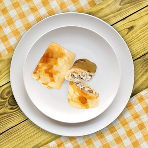 Блин с курочкой в сливках