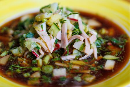 Окрошка на квасе