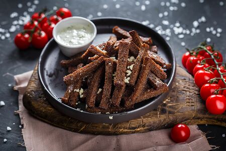 Гренки Чесночные