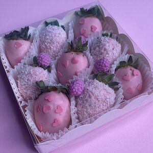 Клубника в шоколаде коробочка Набор принцессы