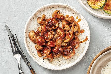 Шампиньоны с соусом Терияки