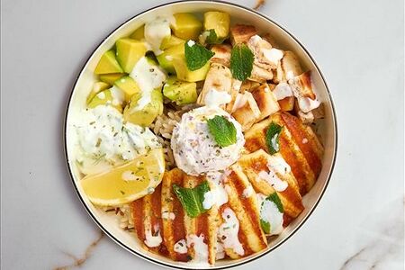 Боул с халлуми