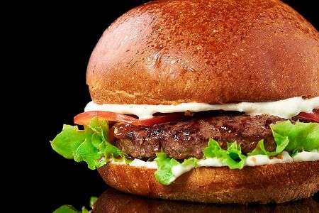 Blue cheese burger