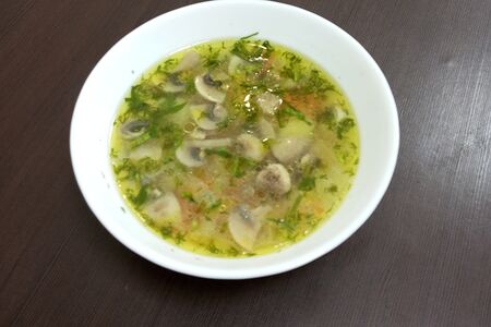 Суп картофельно-грибной