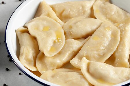 С картофелем и квашеной капустой