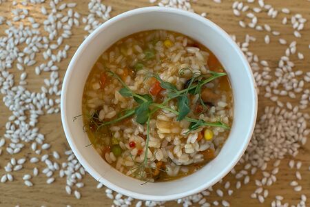 Ризотто с мидиями