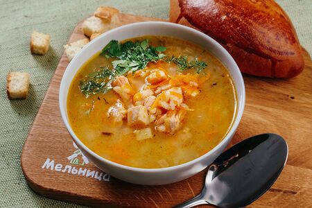 Суп из филе горбуши