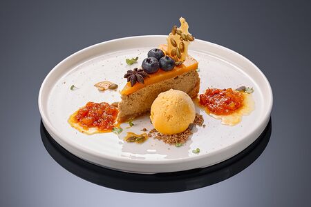 Тыквенный чизкейк с пряностями