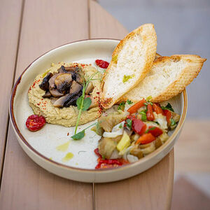 Хумус с грибами