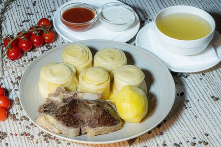 Хинкал Даргинский с отварной говядиной