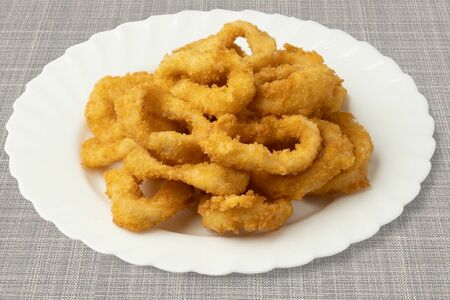 Кальмар в сухарях