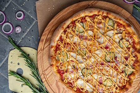 Пицца Цыпленок спайси