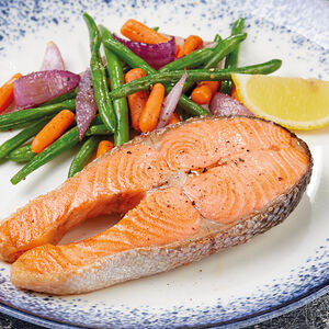 Стейк из лосося