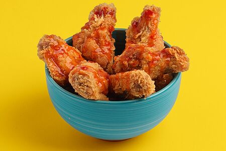 С соусом сладкий чили