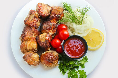 Шашлык из куриной грудки