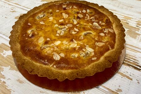 Цветаевский пирог с яблоком в сметанной заливке