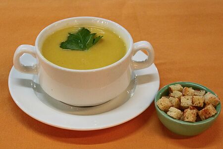 Суп-пюре из тыквы