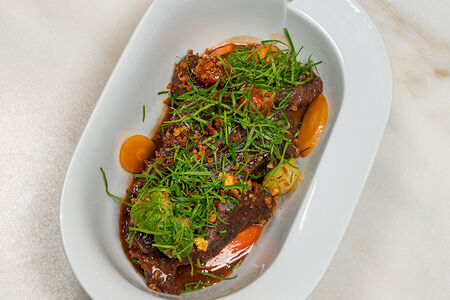 Говяжьи щечки Бургиньон