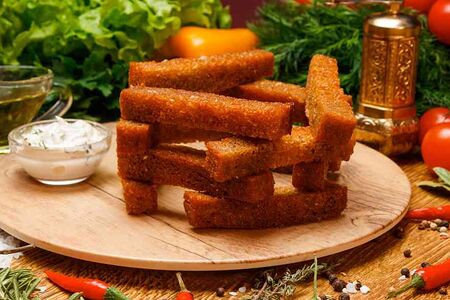 Гренки чесночные