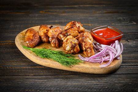 Шашлык из куриных крыльев