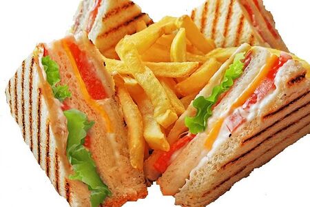 Клаб-сэндвич с курицей