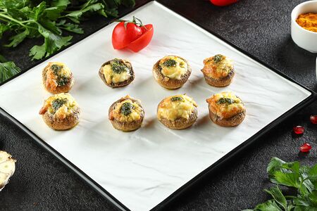 Шампиньоны запеченные