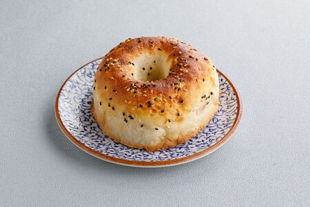 Лепешка с кунжутом