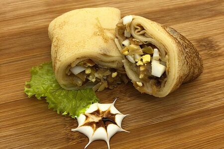 Блин с капустой