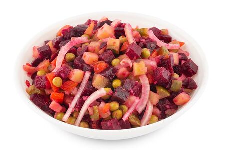 Винегрет овощной с зеленым горошком