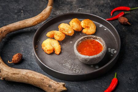 Тигровые креветки в панко