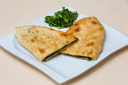 Лепешка с зеленью