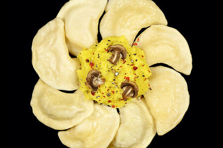 Вареники Машрумпели с картофелем и шампиньонами