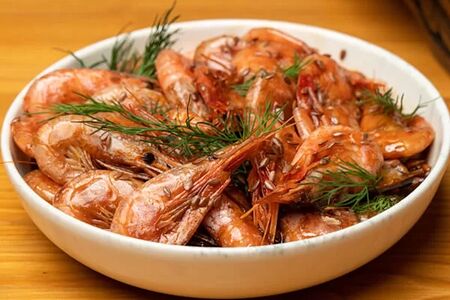 Креветки в соево-чесночном соусе