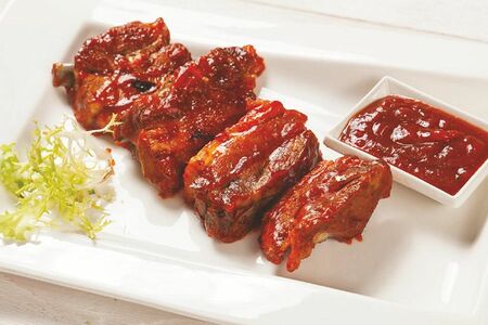 Свиные ребрышки BBQ