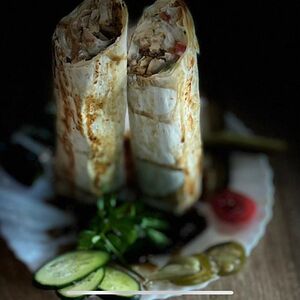 В лаваше Xl с соусом барбекю